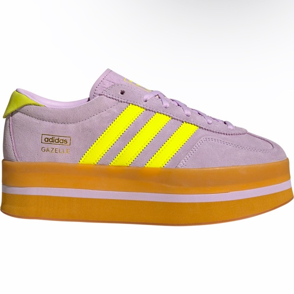 🌂 Adidas Gazelle Stack ICE LAVENDER 🪻 - Picture 2 of 4